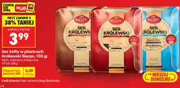 Biedronka Ser żółty w plastrach Królewski Sierpc, 135 g (light, wędzony, klasyczny) oferta