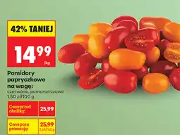 Biedronka Pomidory papryczkowe na wagę oferta