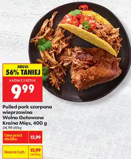 Biedronka Pulled pork szarpana wieprzowina Wolno Gotowane Kraina Mięs oferta