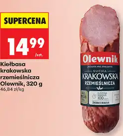 Biedronka Kiełbasa krakowska rzemieślnicza Olewnik oferta