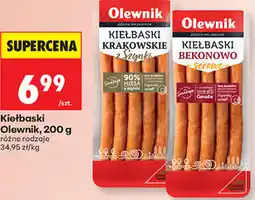 Biedronka Kiełbaski Olewnik, 200 g: różne rodzaje oferta