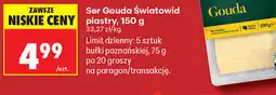 Biedronka Ser Gouda Światowid plastry oferta