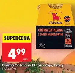 Biedronka Crema Catalana El Toro Rojo oferta