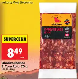 Biedronka Chorizo Iberico El Toro Rojo oferta