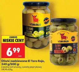 Biedronka Oliwki nadziewane El Toro Rojo z pastą paprykową oferta