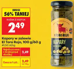 Biedronka Kapary w zalewie El Toro Rojo oferta