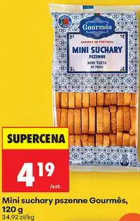 Biedronka Mini suchary pszenne Gourmês oferta