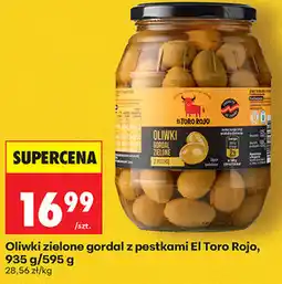 Biedronka Oliwki zielone gordal z pestkami El Toro Rojo oferta