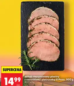 Biedronka Schab marynowany plastry z czosnkiem i pietruszką El Pozo oferta