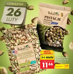 Biedronka Pistacje prażone BakaD'Or (solone, niesolone) oferta
