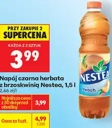 Biedronka Napój czarna herbata z brzoskwinią Nestea oferta
