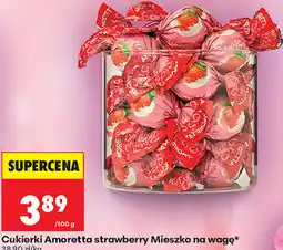 Biedronka Cukierki Amoretta strawberry Mieszko na wagę oferta
