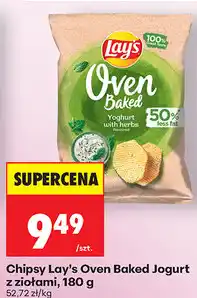Biedronka Chipsy Lay's Oven Baked Jogurt z ziołami oferta
