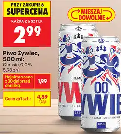 Biedronka Piwo Żywiec, 500 ml (Classic, 0,0%) oferta