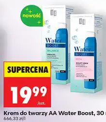 Biedronka Krem do twarzy AA Water Boost oferta