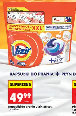 Biedronka Kapsułki do prania Vizir, 35 szt oferta