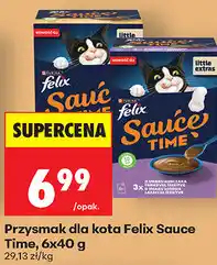 Biedronka Przysmak dla kota Felix Sauce Time oferta