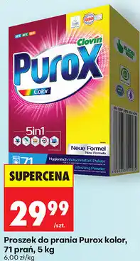 Biedronka Proszek do prania Purox kolor, 71 prań oferta