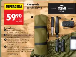 Biedronka Nóż w stylu skandynawskim z pokrowcem Wild Trek oferta