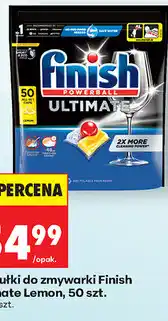 Biedronka Kapsułki do zmywarki Finish Ultimate Lemon, 50 szt oferta