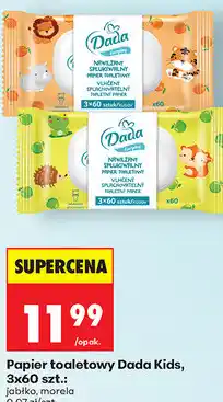 Biedronka Papier toaletowy Dada Kids, 3x60 szt oferta