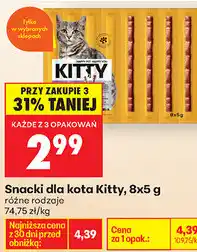 Biedronka Snacki dla kota Kitty oferta