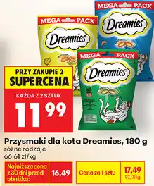 Biedronka Przysmaki dla kota Dreamies oferta