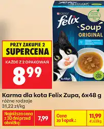 Biedronka Karma dla kota Felix Zupa oferta