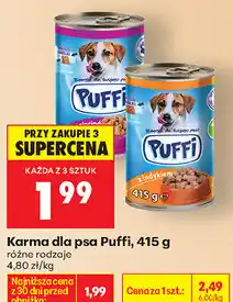 Biedronka Karma dla psa Puffi oferta