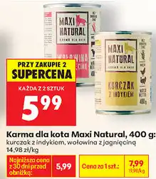 Biedronka Karma dla kota Maxi Natural oferta