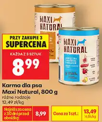 Biedronka Karma dla psa Maxi Natural oferta