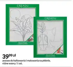 Empik Zestaw do haftowania i malowania na płótnie Creadu oferta