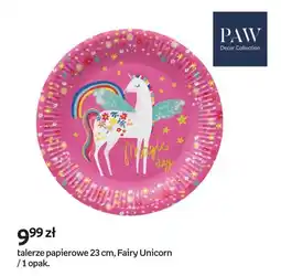 Empik Talerze papierowe Paw Fairy Unicorn oferta