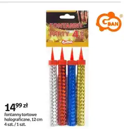 Empik Fontanny tortowe holograficzne oferta