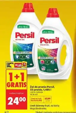 Biedronka Żel do prania Persil, 33 prania, 1,485 l oferta