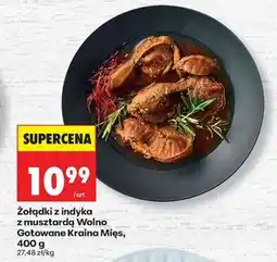 Biedronka Żołądki z indyka z musztardą Wolno Gotowane Kraina Mies 400 g oferta
