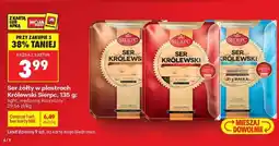 Biedronka Ser żółty w plastrach Królewski Sierpc 135 g oferta
