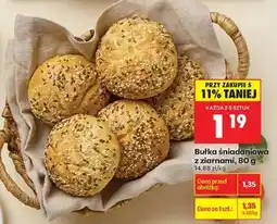 Biedronka bułka sniadaniowa z ziarnami , 80 g oferta