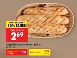 Biedronka Bagietka czosnkowa 165 g oferta