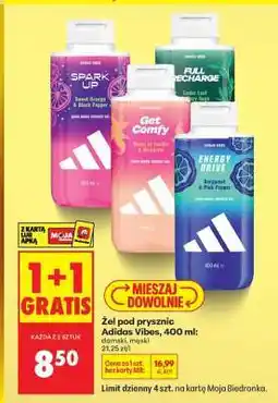Biedronka Żel pod prysznic Adidas Vibes, 400 ml oferta