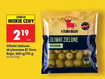 Biedronka Oliwki zielone drylowane El Toro Rojo, 160 g/70 g oferta