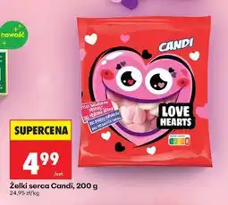 Biedronka Żelki serca Candi, 200 g oferta