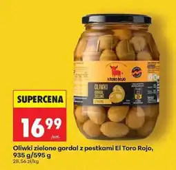 Biedronka Oliwki zielone gordal z pestkami El Toro Rojo, 935 g / 595 g oferta