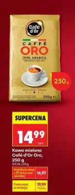 Biedronka Kawa mielona Cafe d’Or Oro, 250 g oferta