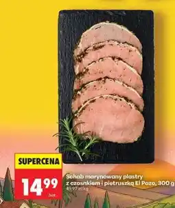 Biedronka Schab marynowany plastry z czosnkiem i pietruszką El Pozo, 300 g oferta