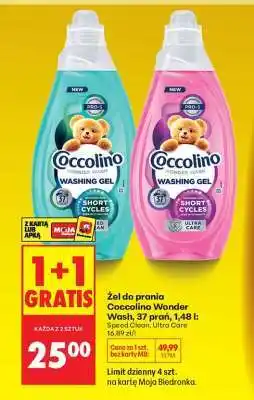 Biedronka Coccolino Wonder Wash, 37 prań, 1,48 l oferta