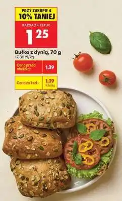 Biedronka Bułka z dynią, 70 g oferta