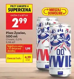 Biedronka piwo Żywiec 500 ml oferta