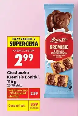 Biedronka Ciasteczka Kremisie Bonitki, 116 g oferta