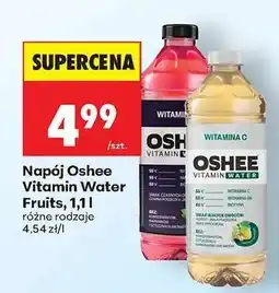 Biedronka Napój Oshee Vitamin Water Fruits, 1,1l oferta